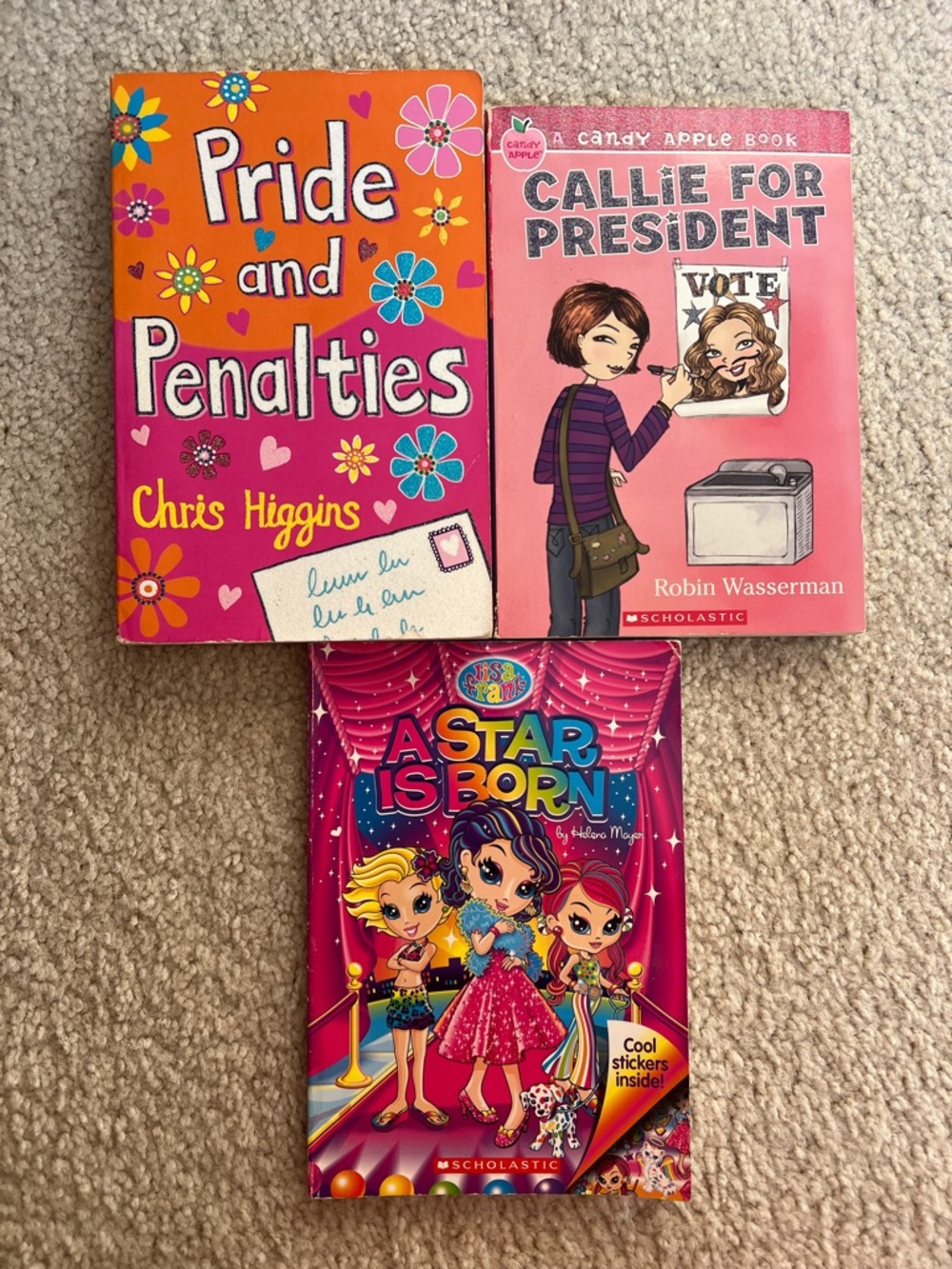 Y2K Childrenโs/Early Teen/Young Adult 3-Bundle Vintage Books